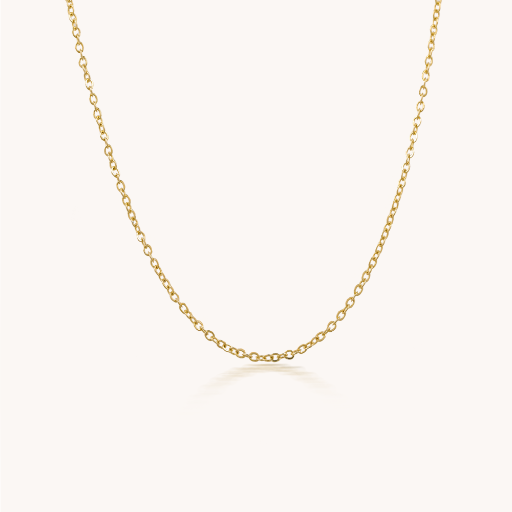 CADENA MARTILLADA ORO 18K - 8112