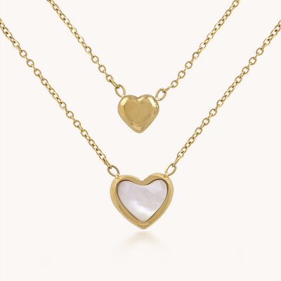 COLLAR DOUBLE HEART - 8381