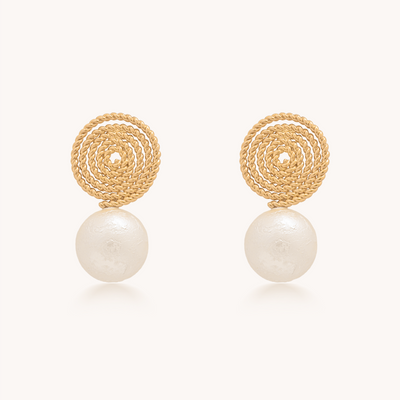 ARETES ENCANTO DE PERLA - 8437