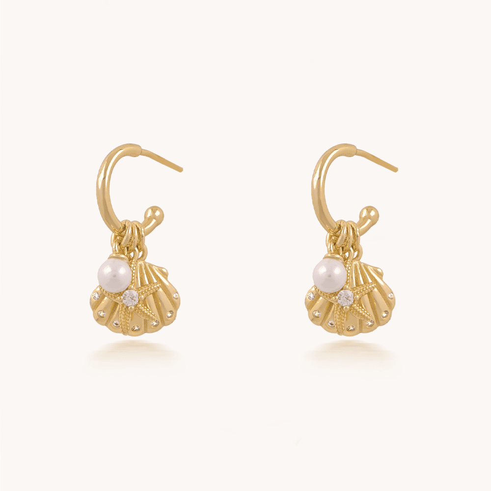 ARETES ENCANTO DE MAR GOLDEN - 8615