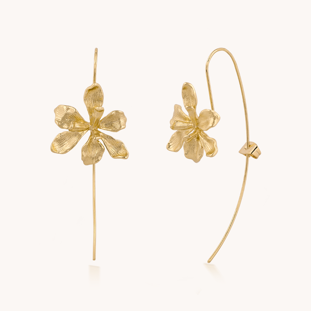 ARETES FLORAL ELEGANCE - 9076