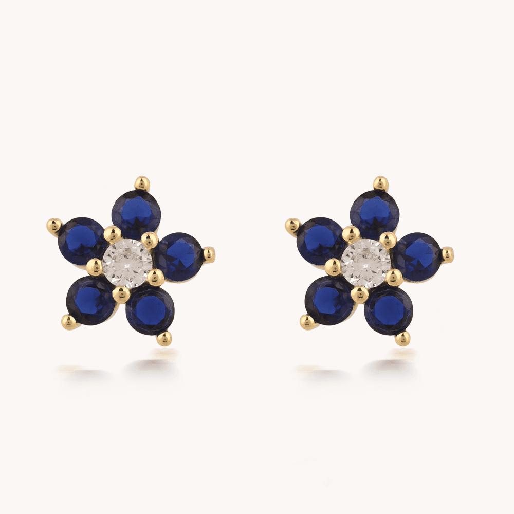 ARETES BLOOMING BLUE