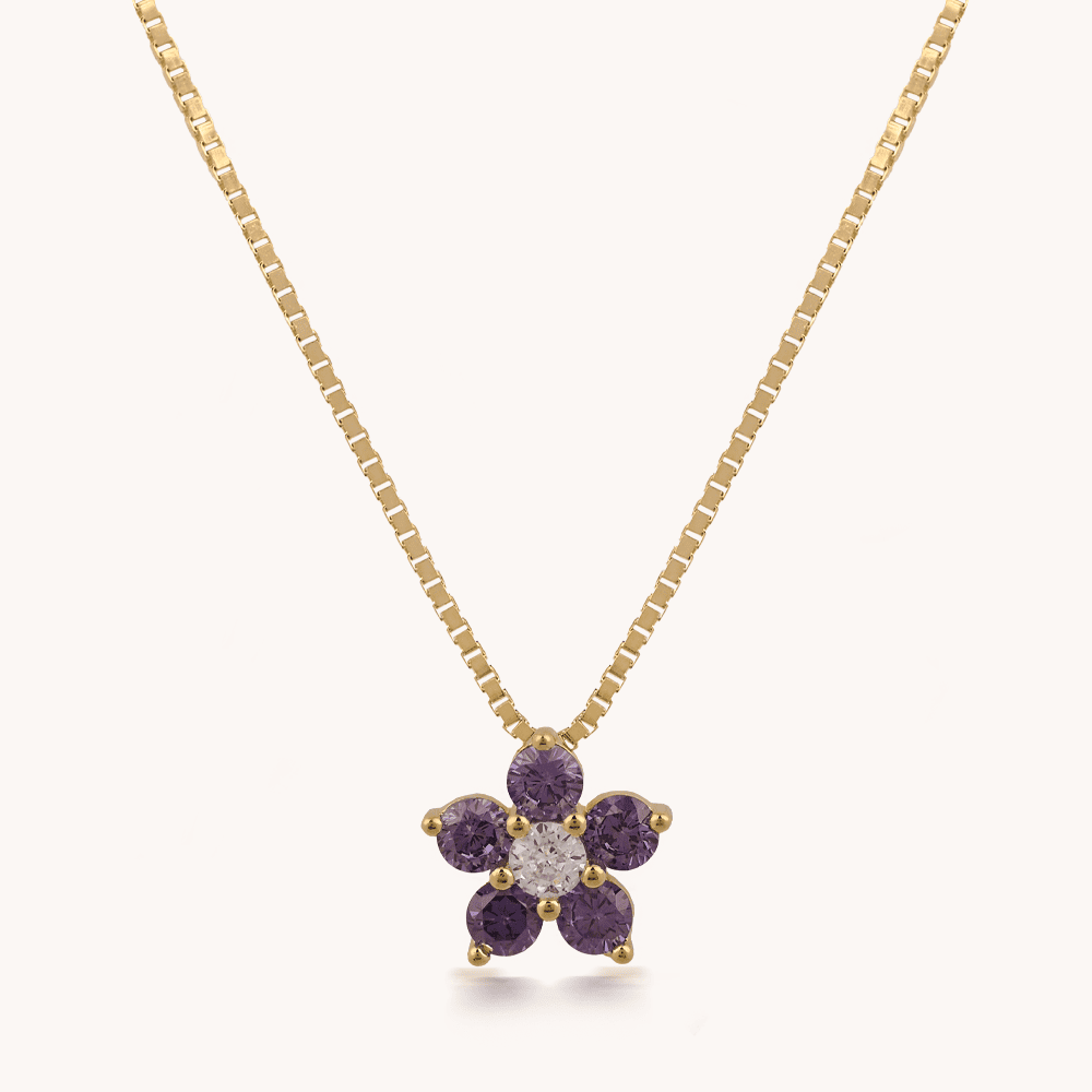 COLLAR ROSABELLA VIOLET