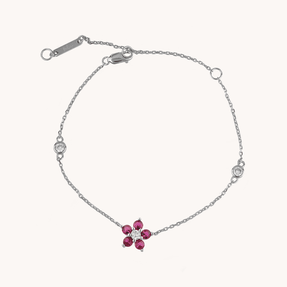 PULSERA FLOR ENCANTADA ROSE