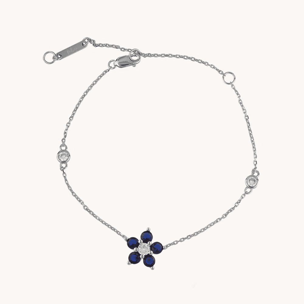 PULSERA FLOR ENCANTADA SILVER