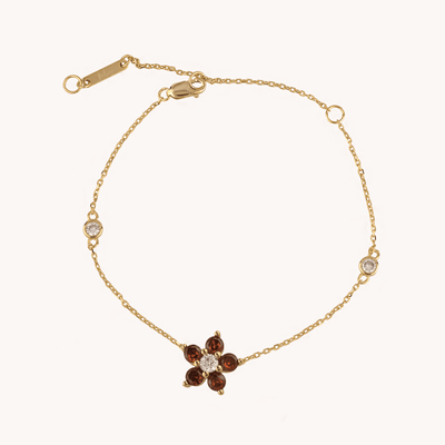 PULSERA FLOR ENCANTADA GOLDEN