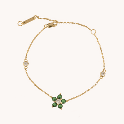 PULSERA FLOR ENCANTADA GOLDEN