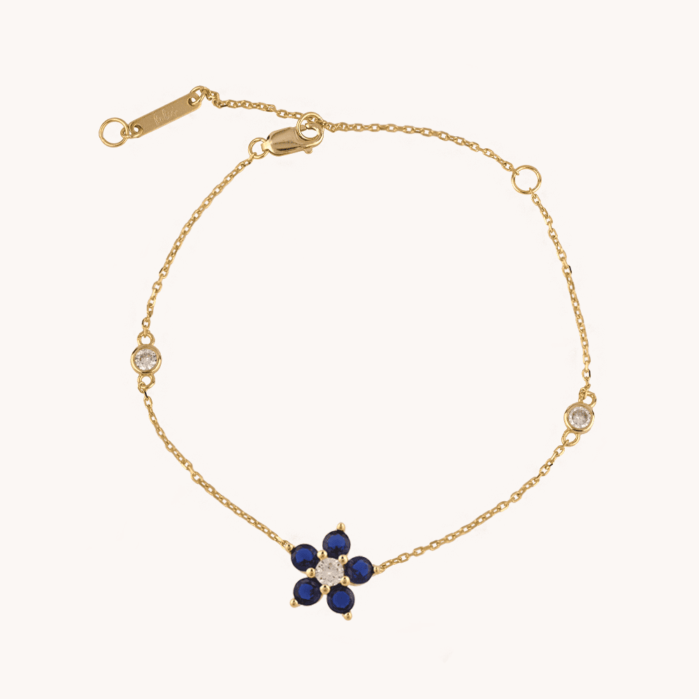 PULSERA FLOR ENCANTADA BLUE