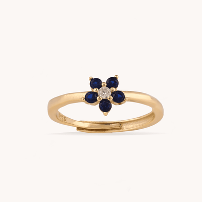 ANILLO FLOR DIVINA BLUE - 9154