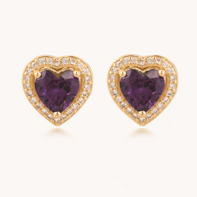 ARETES AMOR A PRIMERA VISTA VIOLET