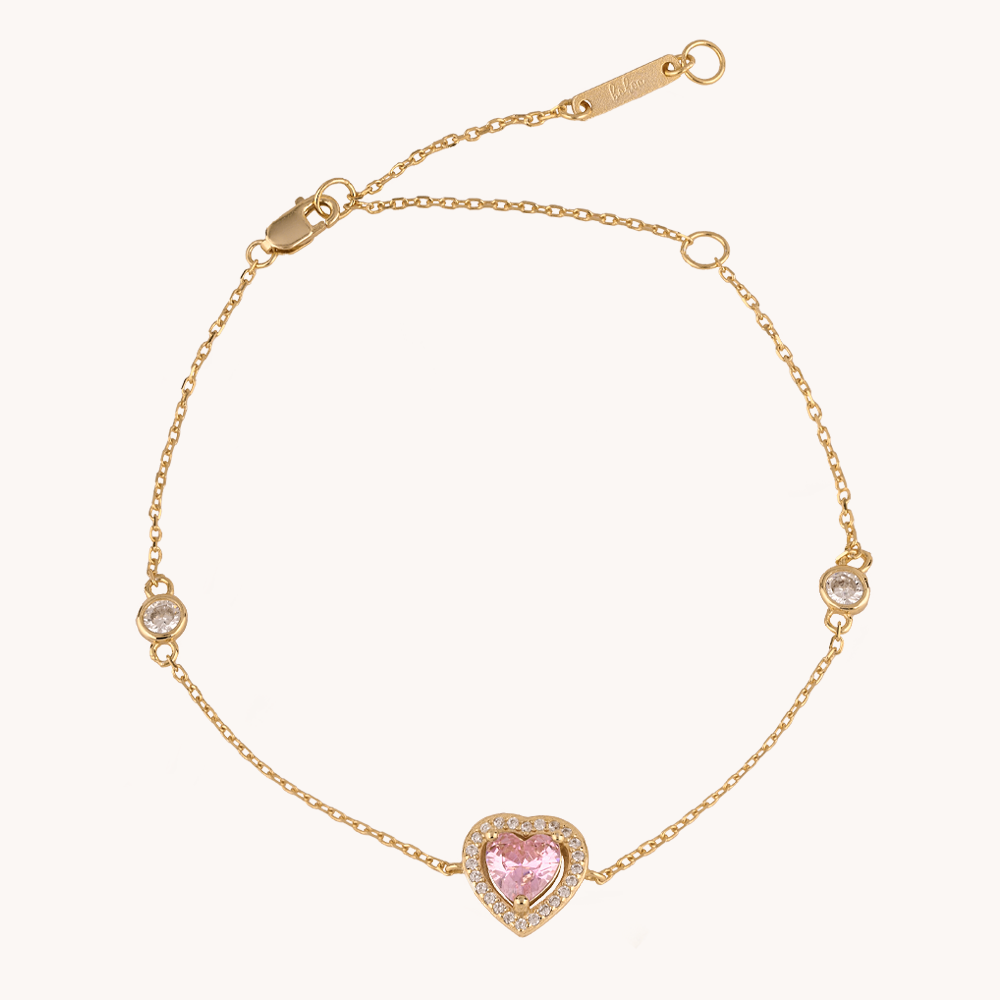 PULSERA LOVE VIBES PINK