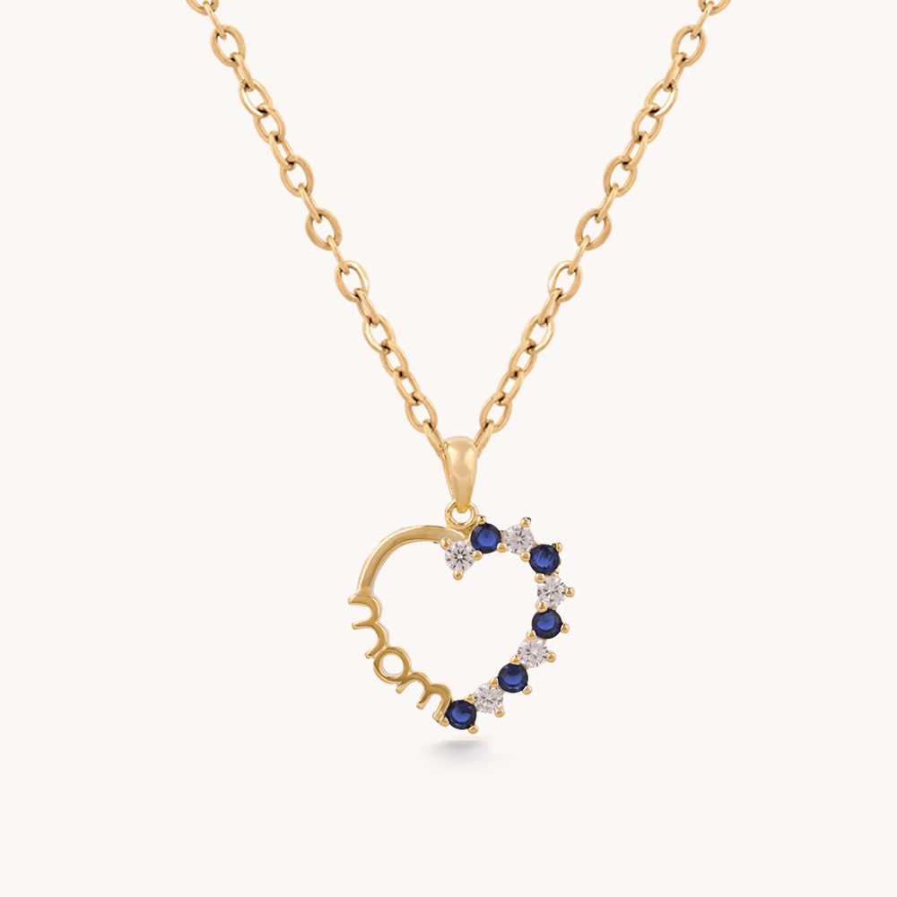 COLLAR CORAZÓN MOM - 9351