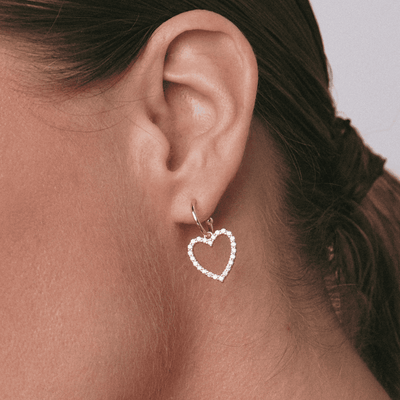 ARETES CORAZÓN DE AMOR - 9090