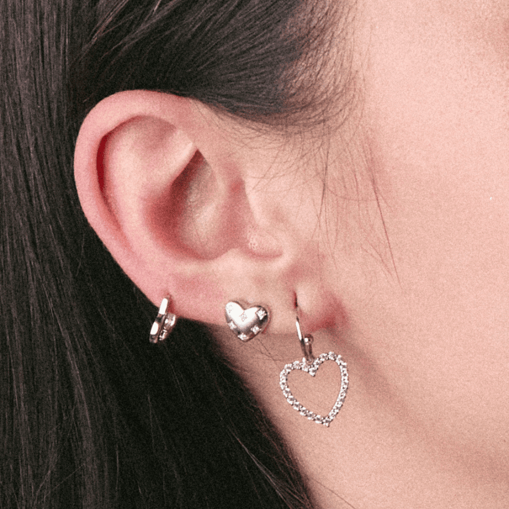 ARETES DESTELLOS DE ROMANCE - 9086