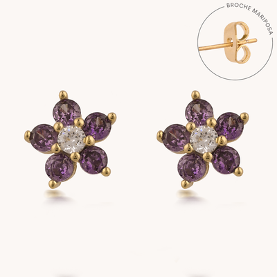 ARETES BLOOMING VIOLET