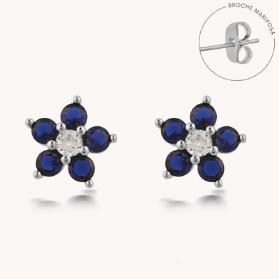 ARETES BLOOMING BLUE