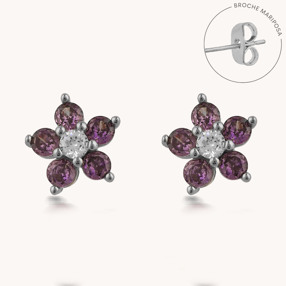 ARETES BLOOMING VIOLET