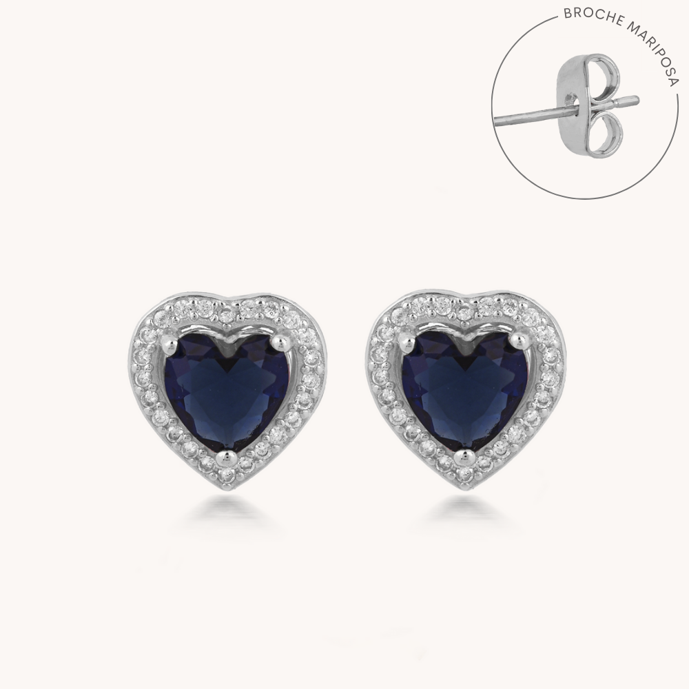 ARETES AMOR A PRIMERA VISTA BLUE