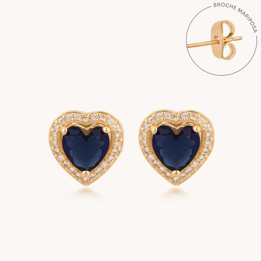 ARETES AMOR A PRIMERA VISTA BLUE