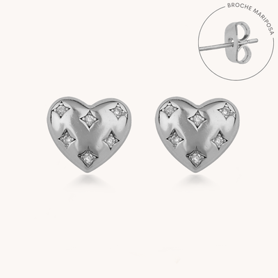 ARETES DESTELLOS DE ROMANCE - 9087