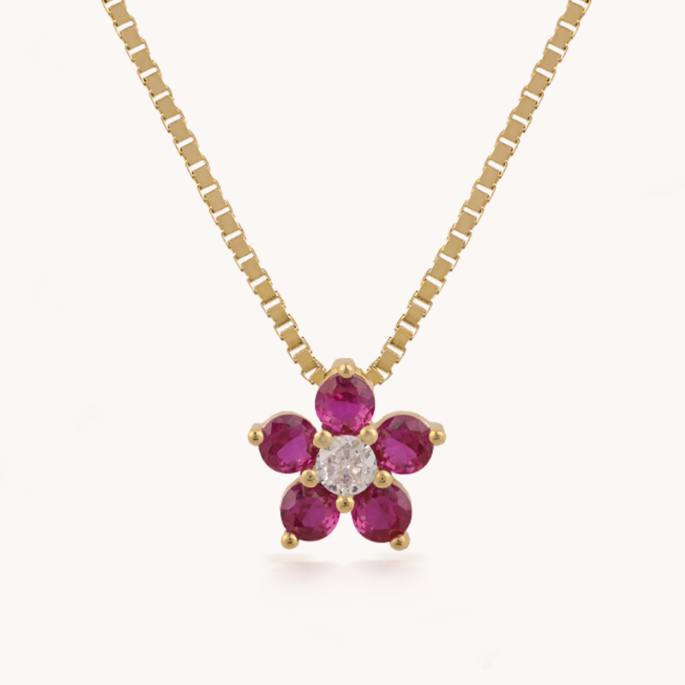 COLLAR ROSABELLA ROSE