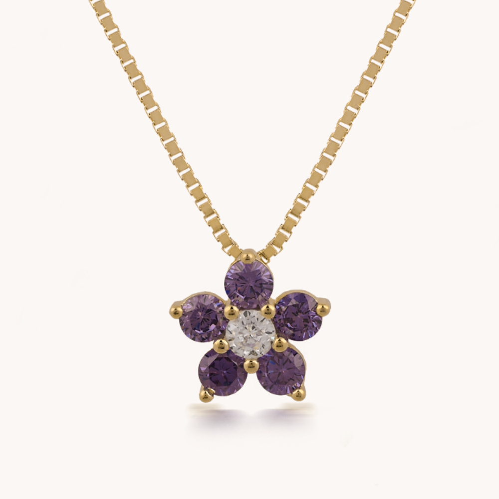 COLLAR ROSABELLA VIOLET