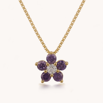 COLLAR ROSABELLA VIOLET