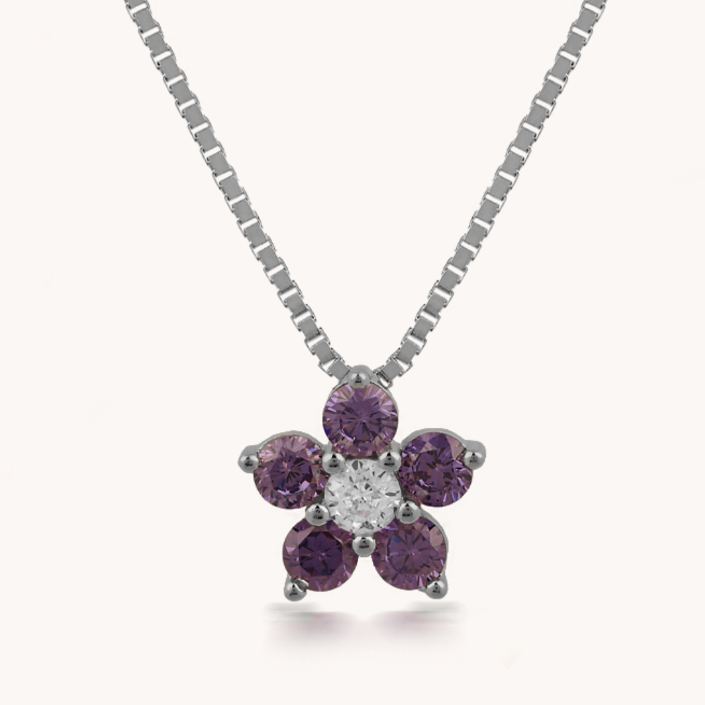 COLLAR ROSABELLA VIOLET