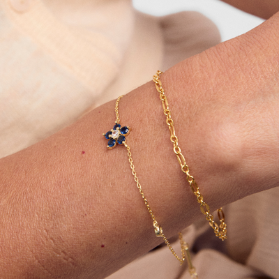 PULSERA FLOR ENCANTADA BLUE - 9144